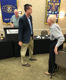 Sept 17 Kyle being greeted